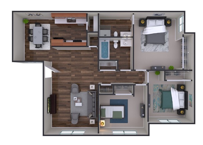 Floorplan - Vacaville Park Apartments