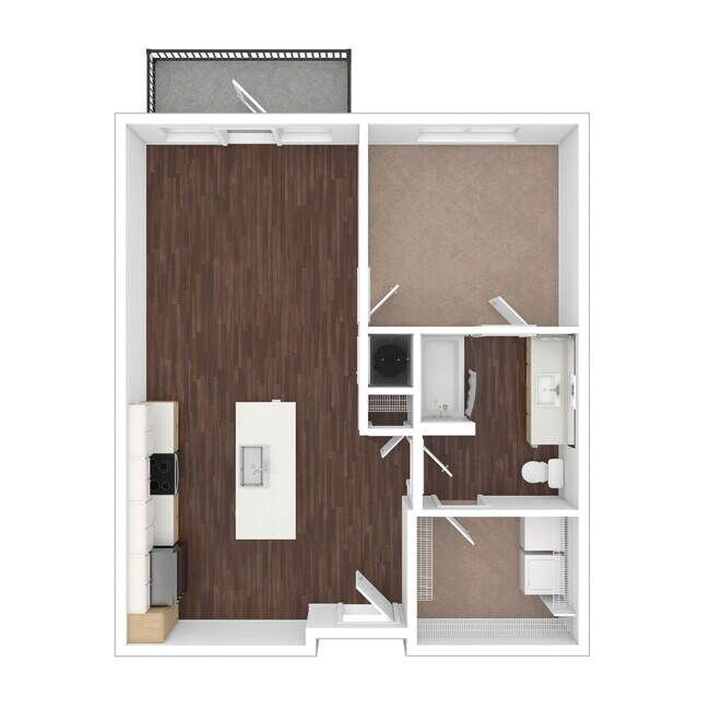 Floorplan - Evren Apartments of Lees Summit