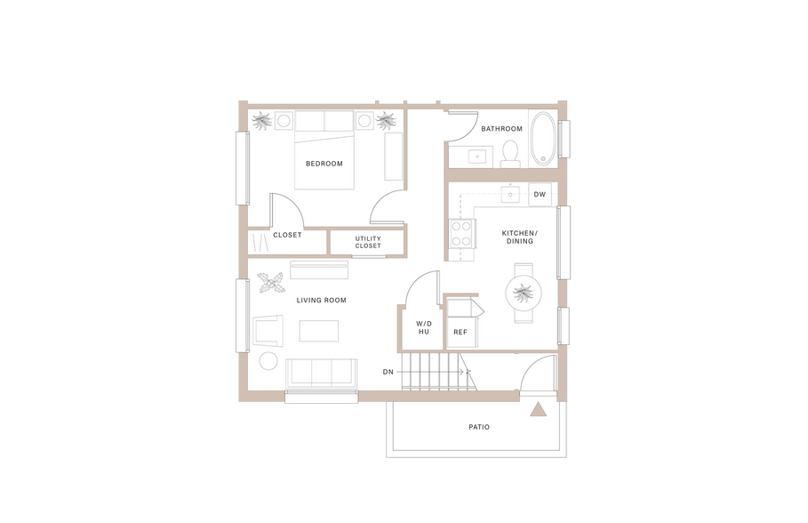 Interior Photo - 1100 Washington Circle