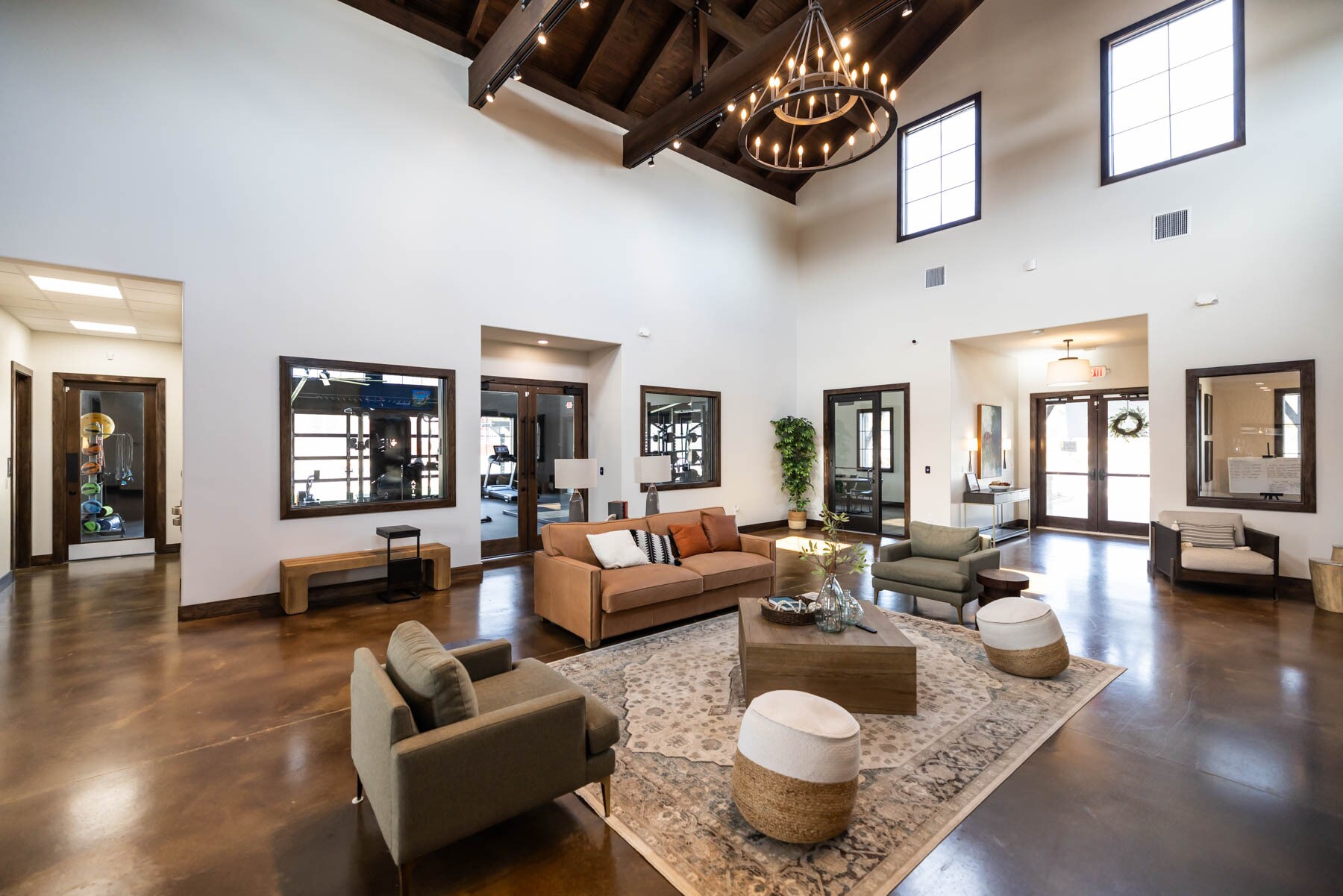 Amenity center lobby - 1225 Orizaba