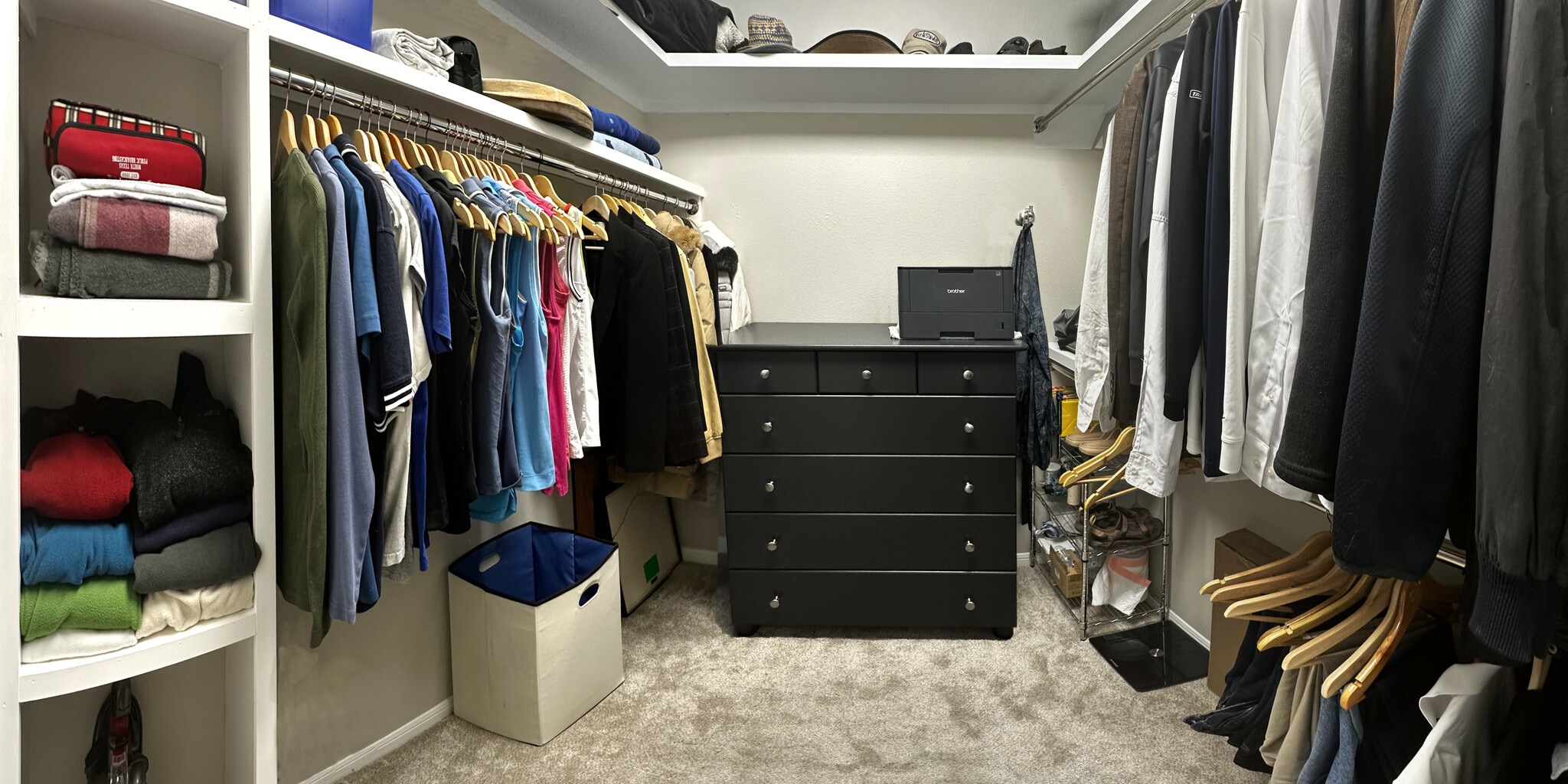 Custom designed walk-in closet - 2320 Gracy Farms Ln