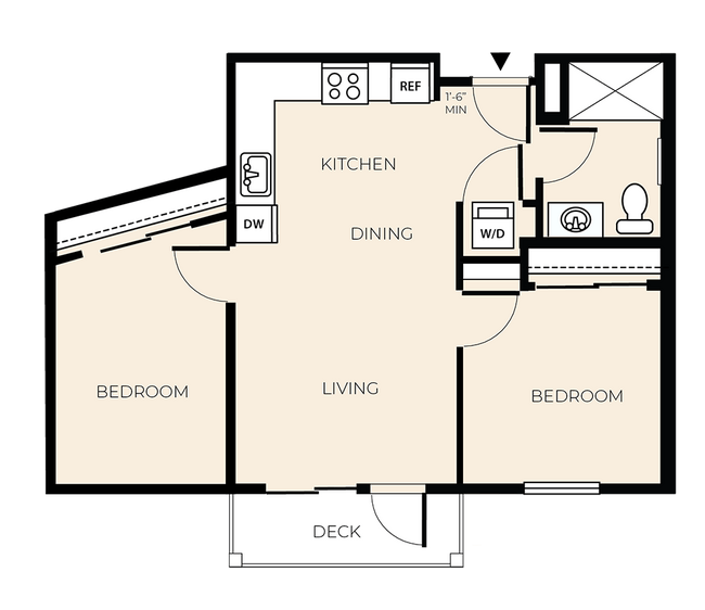 Floorplan - Reserve at Lacey 55+ Affordable Living