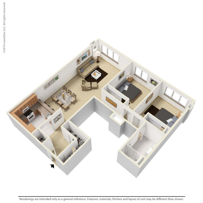 Floorplan - Vernon Oaks Apartments