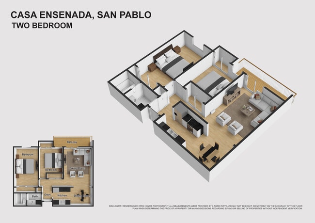 Floorplan - Casa Ensenada Apartments