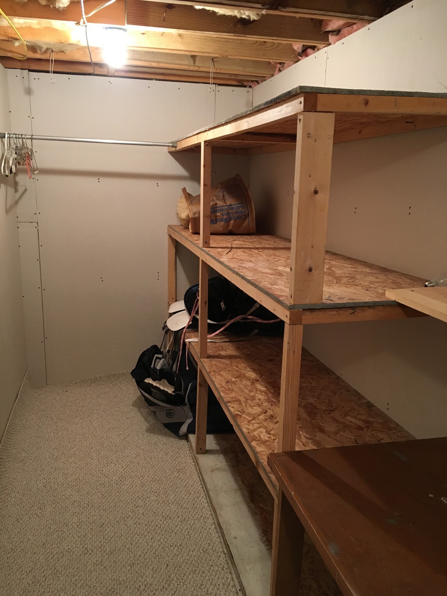 Storage shelves - 556 Nicholas Ave