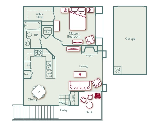 1BR/1BA - Ventana Apartments