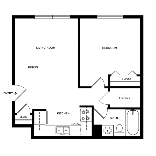 Floorplan - Norwalk Park Apartments