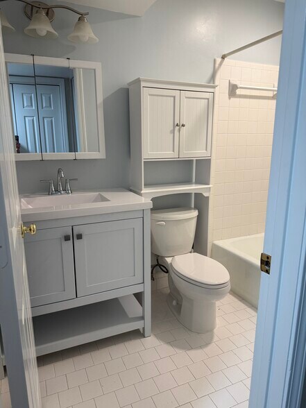 New vanity and medicine cabinet - 226 Hillsboro Pl