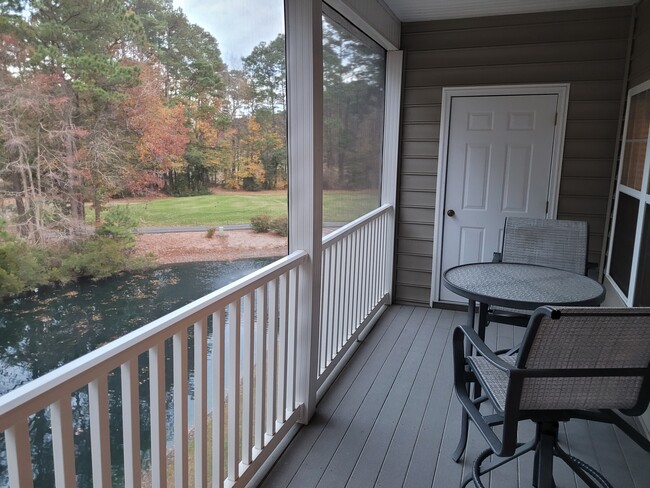 View fron enclosed porch - 5834 Longwood Dr