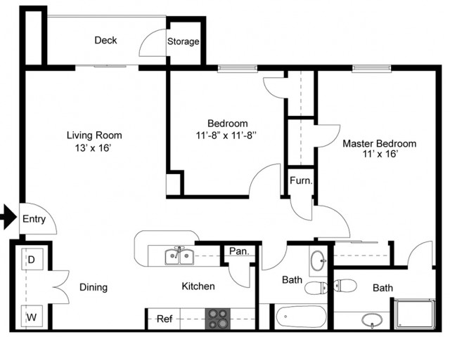 Floorplan - Tall Grass Apartments