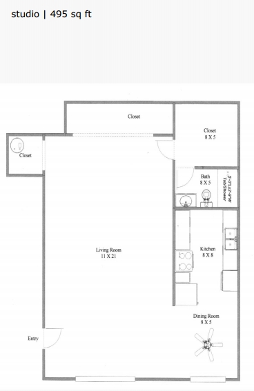 Studio- 0BR/1BA - Westbrook Village