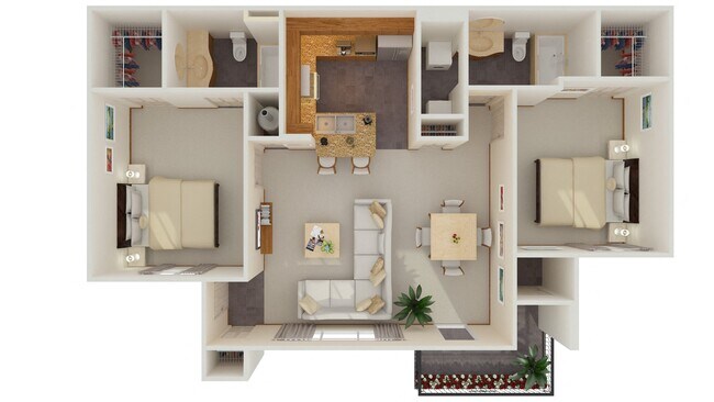 Floorplan - Watercress Apartments