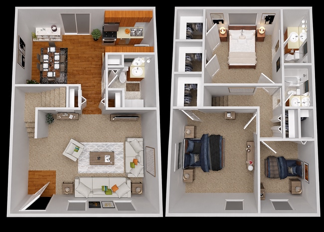 Explore the sleek design of this contemporary duplex, crafted for modern living. - Greenbriar Commons