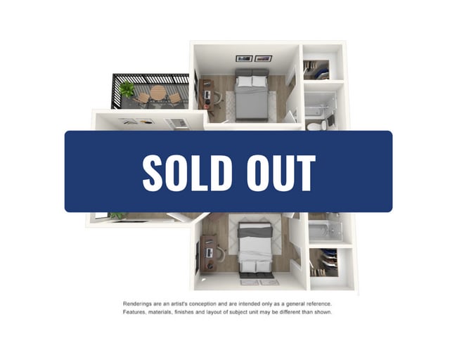 2 Bedroom | 2 Bathroom - The Parkway (Renovated) - Campus Crossings at University Heights