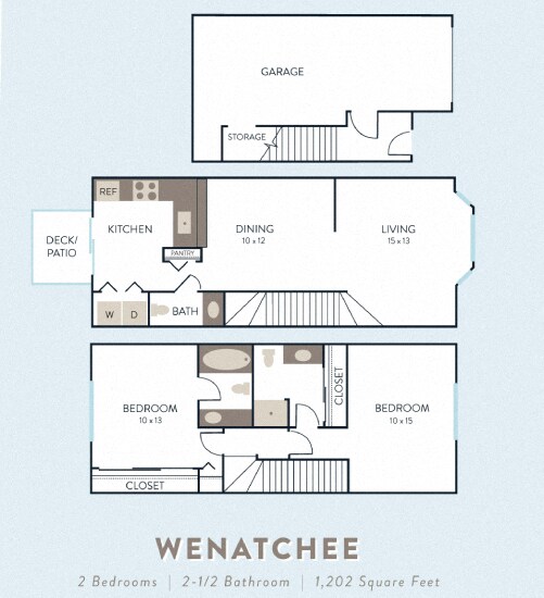 Floorplan - Hidden River Townhomes