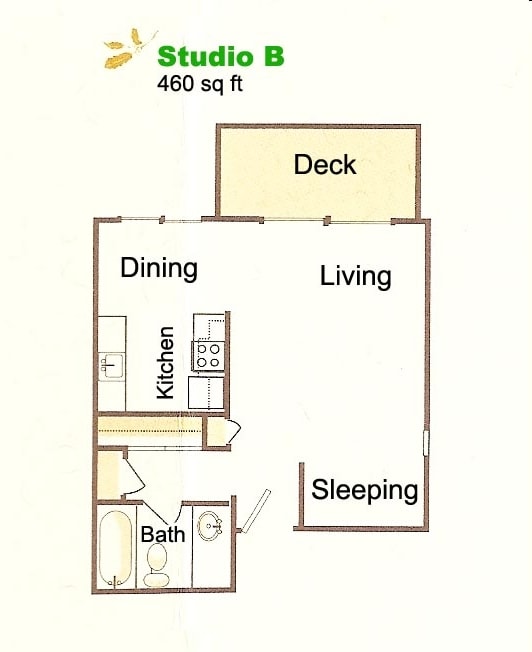 Studio B - Riverbend Apartments — Where Comfort Meets Convenience.