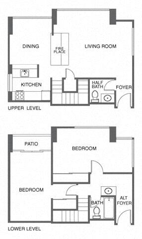 Floorplan - 2000 Broadway Street Apartments