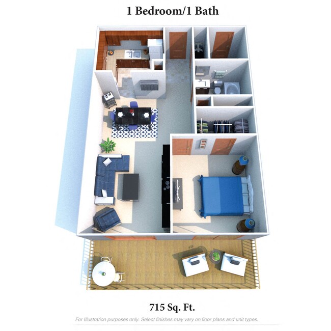 Floorplan - Indian Lookout Apartments