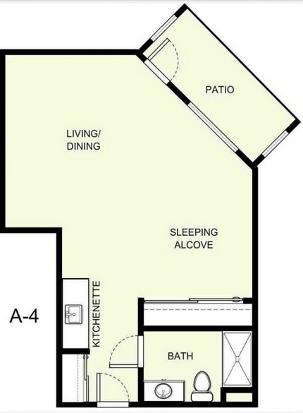 Studio (558 sf) - Holiday Country Squire