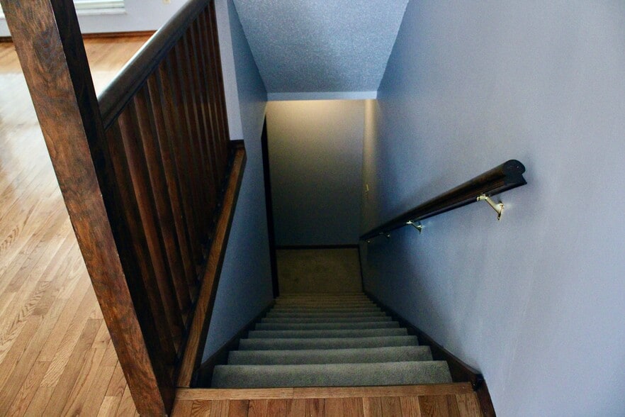 Looking down to the Basement - 10523 Briston Ct