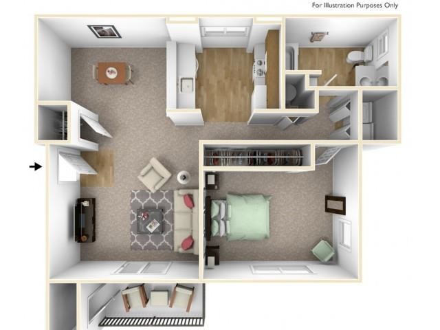 Floorplan - Center Pointe Apartments