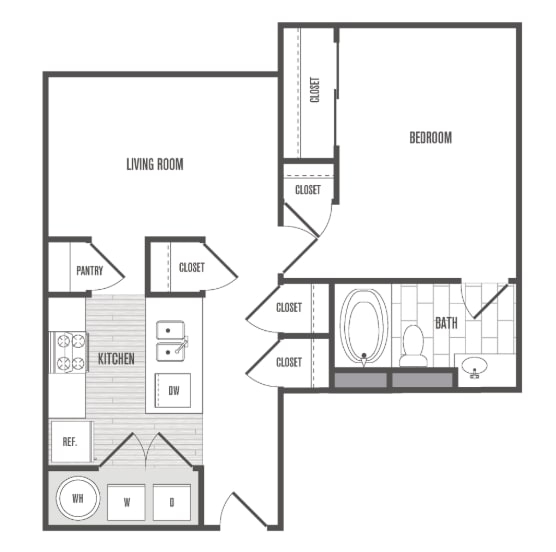 Floorplan - La Cantera Senior Apartments