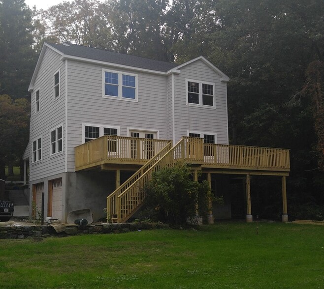 Rear view of House - 275 croton dam road