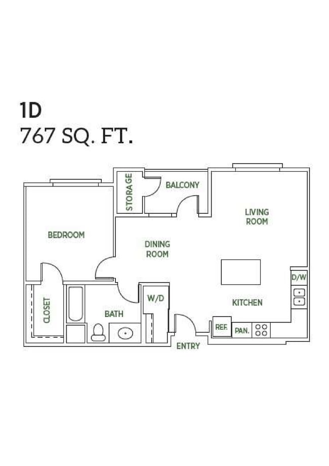 Floorplan - mResidences Mountain View