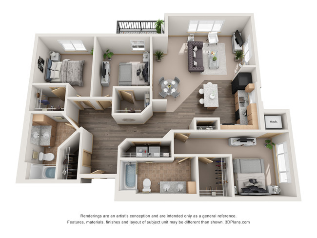 Floorplan - Sundance Apartments