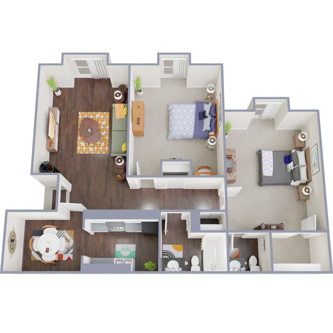 Floorplan - Bainbridge Apartments