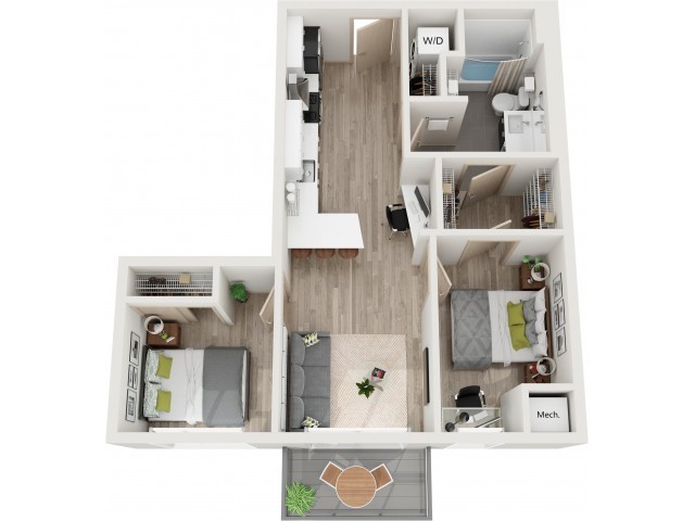 Floorplan - Gibson Apartments