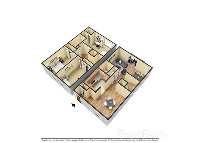 Floorplan - Hamilton Square Apartments