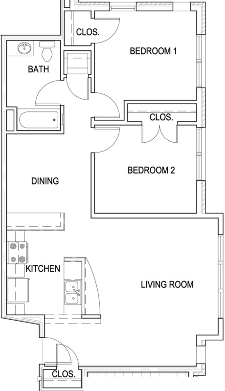 2BR/1BA - Ripley Gardens