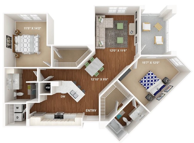 Floorplan - The Alexander at Sabal Point