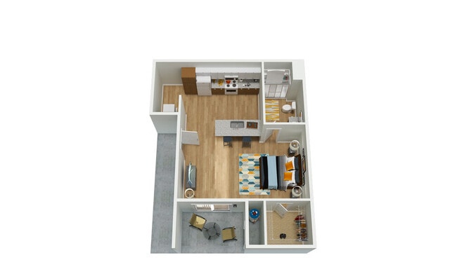 Floorplan - Showboat Park Apartments
