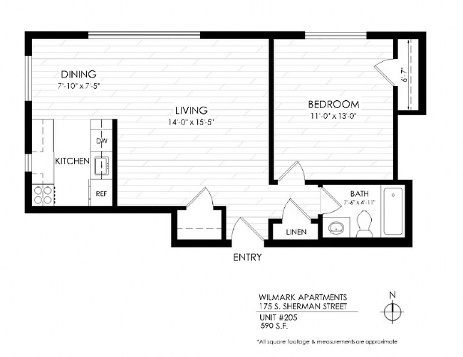 Floorplan - Wilmark Apartments