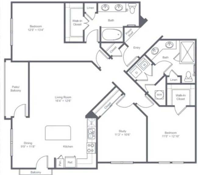 Floorplan - Park Central at Flower Mound