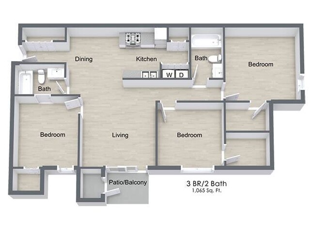 Floorplan - River Trace Apartments and Homes