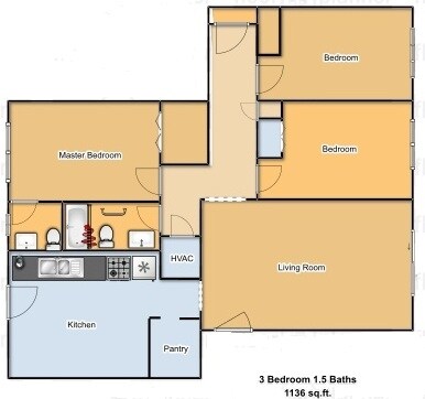 3BR/1.5BA - Stonleigh