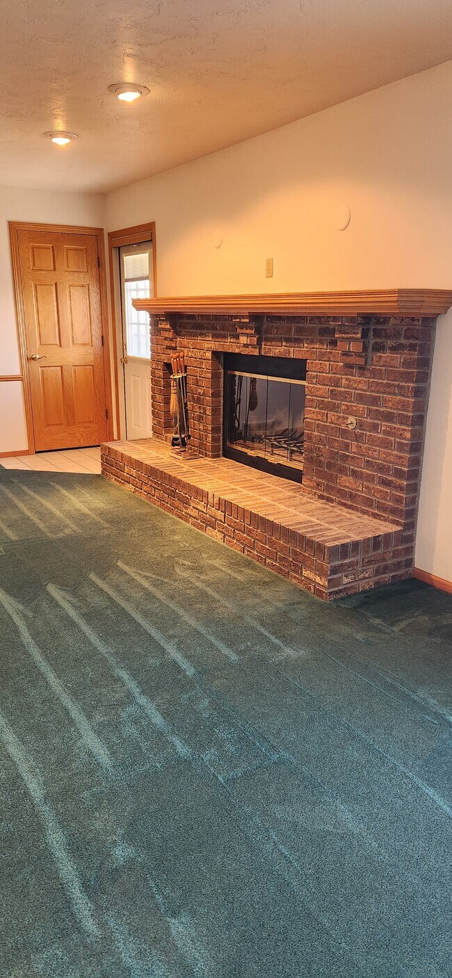 wood fireplace - 4415 State St