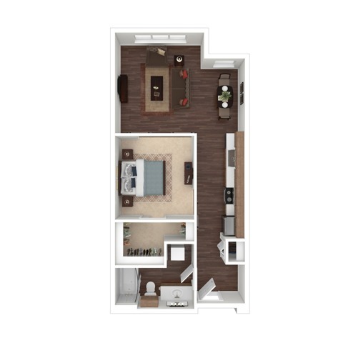 Floorplan - The Noble Apartments