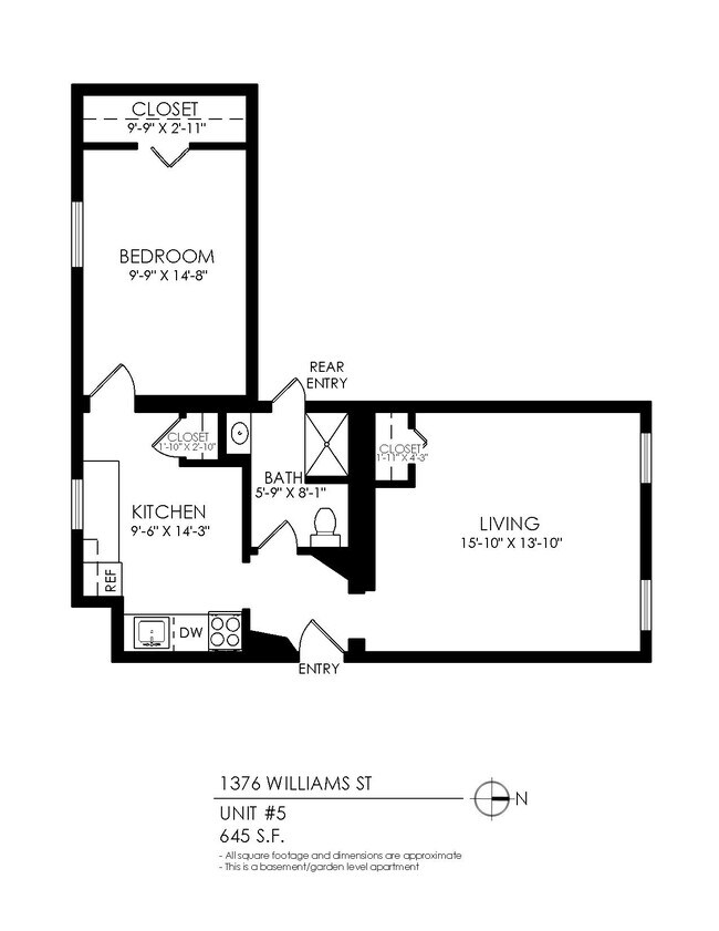Floorplan - 1376 N Williams St