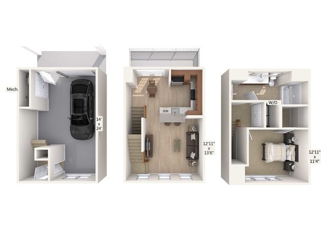 Floorplan - Avalon Townhome Collection Roseland