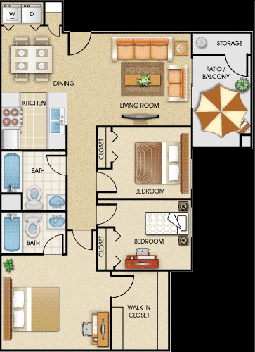 3BR/2BA - Colores Del Sol