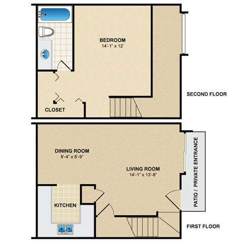 Floorplan - Louisburg Square Apartments & Townhomes