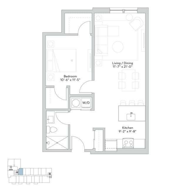 Floorplan - 520 East