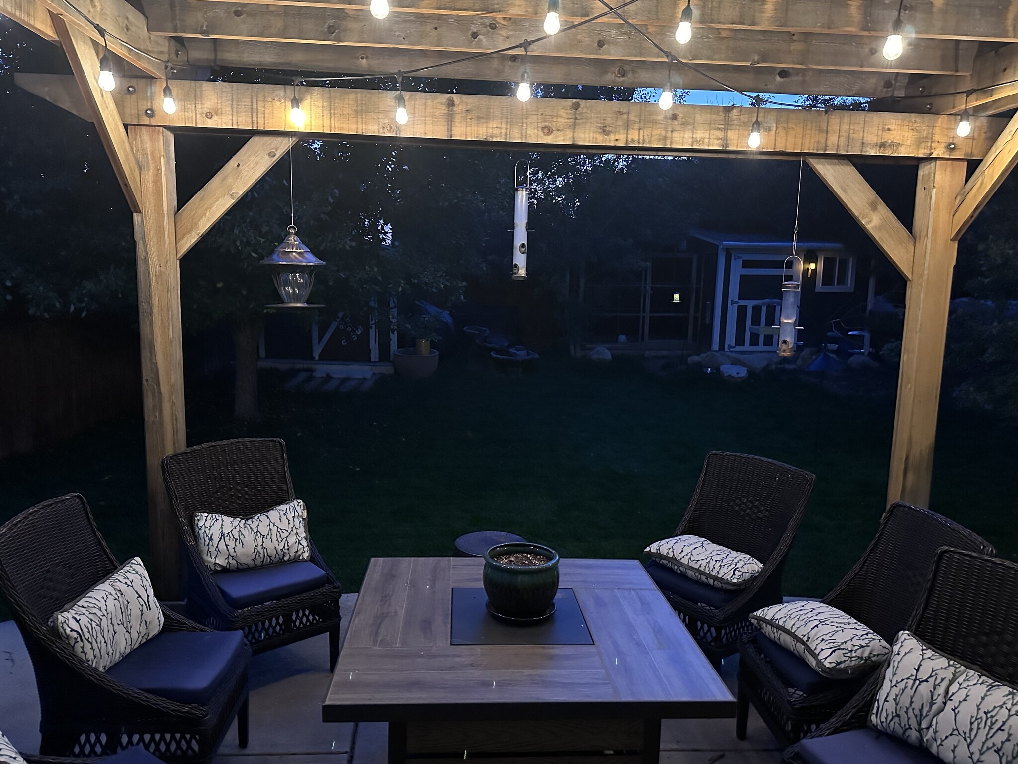 lighted pergola - 1311 Walden Ct