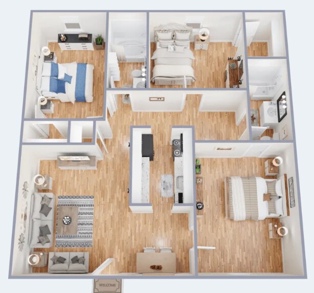 Floorplan - Esperanza Apartments