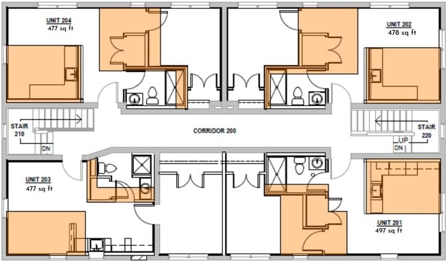 Floorplan - Graham Apartments