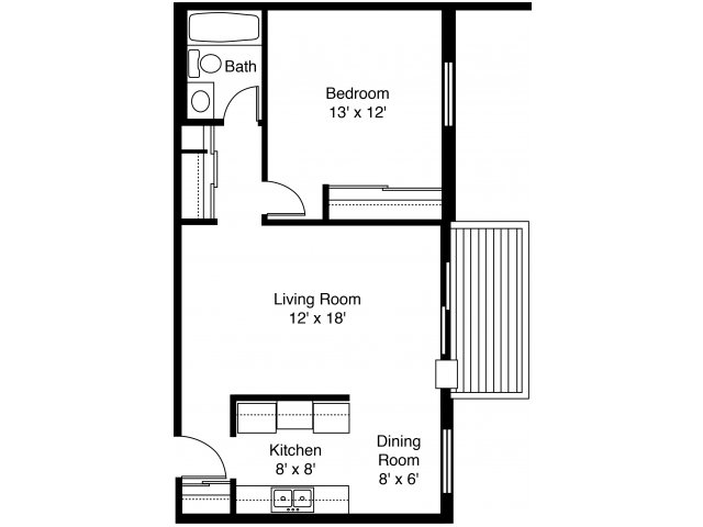 1BR/1BA - Lamplighter Village